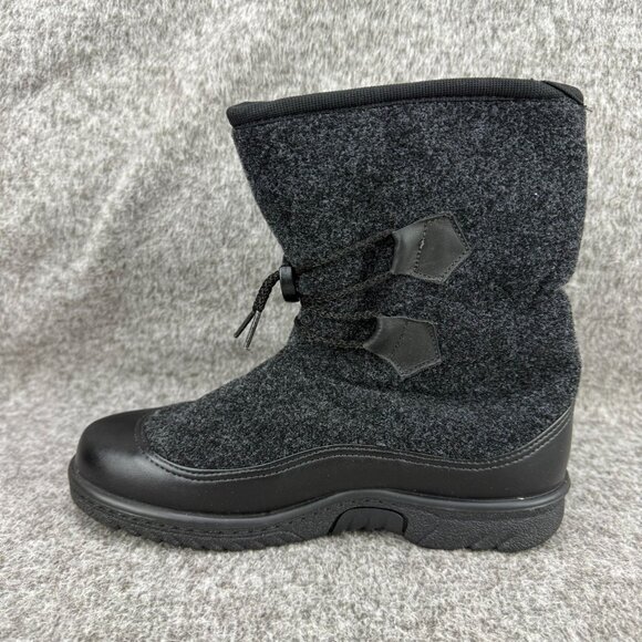✅Womens 7M Wanderlust Canada Alpine Grey Pull On Waterproof Winter Snow Boots - Picture 11 of 14